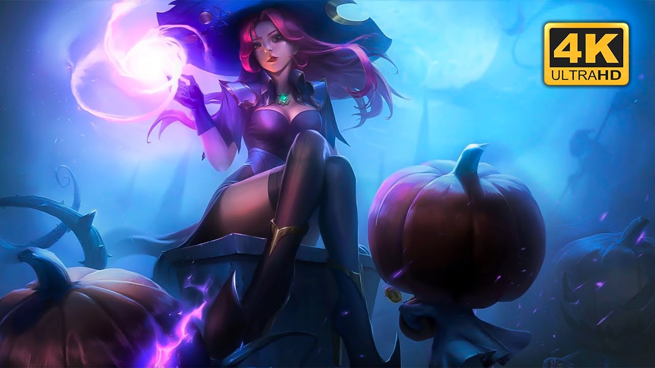 Fantasy Witch Halloween Live Wallpaper 4K