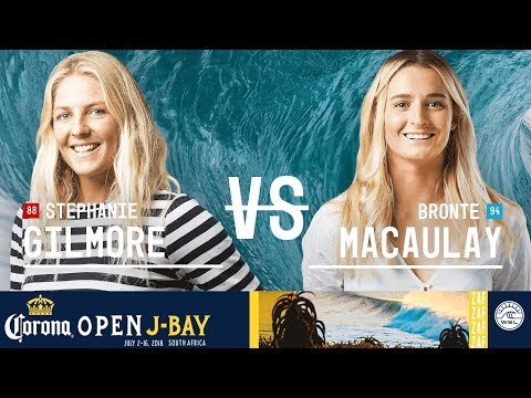 Stephanie Gilmore vs. Bronte Macaulay - Quarterfinals, Heat 3 - Corona Open J-Bay - Women's 2018