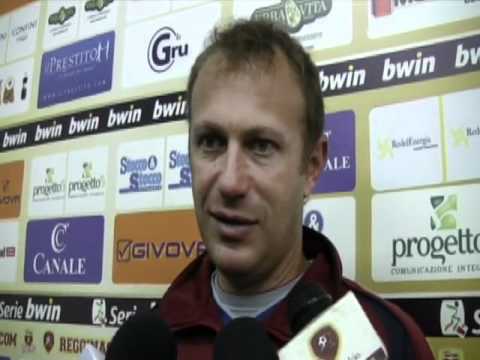 Reggina - Bari 3-1, Mister Breda risponde alle domande della stampa