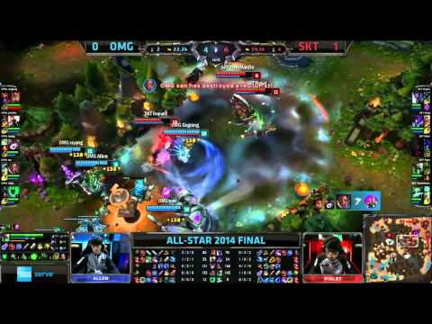 SKT T1 vs OMG Grand Final - Game 2 Highlights - All Star 2014 - League of Legends