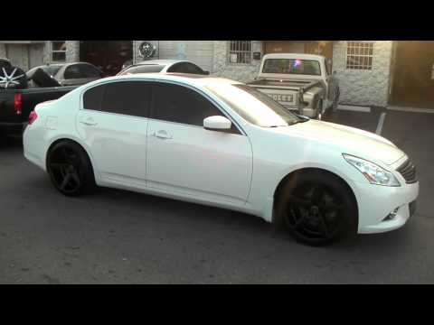 877-544-8473 20" Inch KMC KM685 District Black Concave Wheels 2012 Infiniti G37 Rims Free Shipping