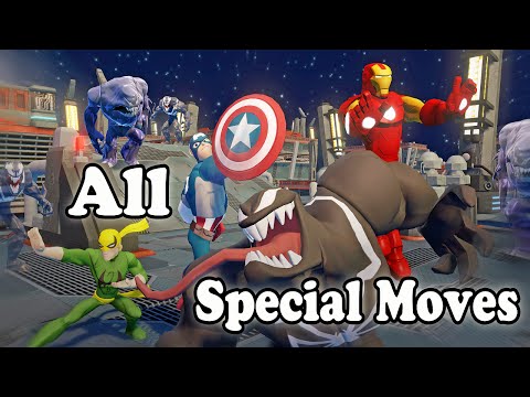 Disney Infinity 2.0: Marvel Super Heroes All Characters Special Moves- 1080p HD