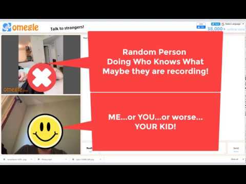 Wizer Training - Random Webcam Chats are not for Kids!
