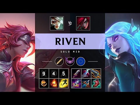 Riven Mid vs Katarina: Legendary - EUW Master Patch 14.24