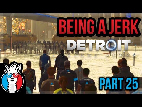 "Freedom March" Being a Jerk in Detroit Become Human Part 25