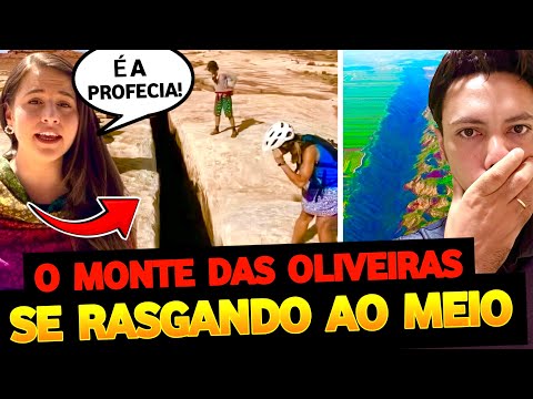 NOW ON THE MOUNT OF OLIVES! Opening up just as the Bible said.