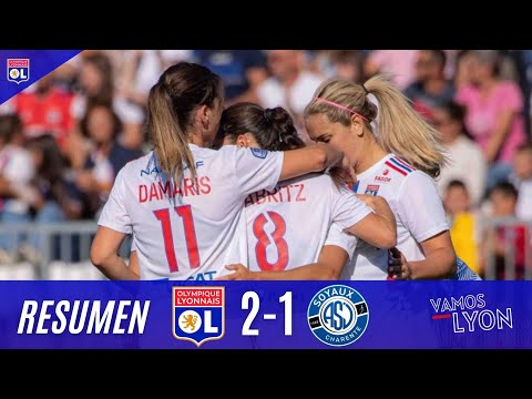 RESUMEN: Olympique Lyonnais 2-1 Soyaux (D1 Arkema - J2)