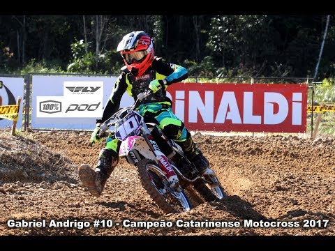 6ª etapa Catarinense Motocross 2017 - 85cc Gabriel Andrigo #10