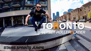 Toronto Street Rollerblader