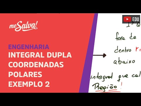 Me Salva! ITD08 - Integral Dupla - Coordenadas polares exemplo 2