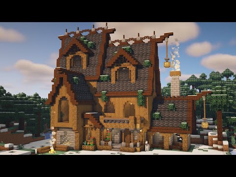 Insane Minecraft Build: Ultimate Survival Spruce Mansion
