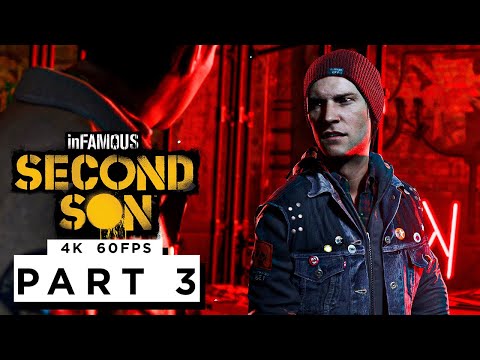 INFAMOUS SECOND SON PS5 Walkthrough Gameplay Part 3 - (4K 60FPS)