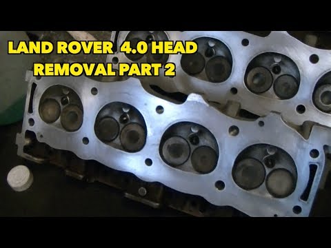 Land 4.0 Rover Heads Removal. Replacing Both Head Gaskets. -Part 2