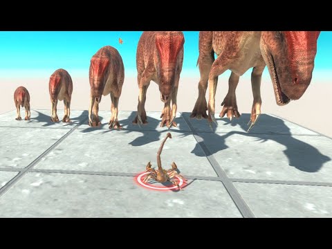 GIANT ALLOSAURUS vs EVERY UNIT   Animal Revolt Battle Simulator