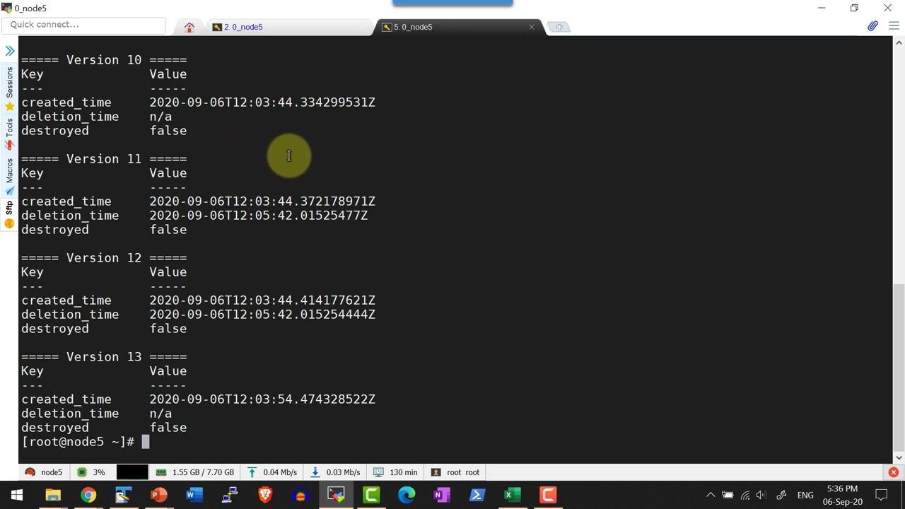 HashiCorp Vault kv v2 version handling CLI - Video 11