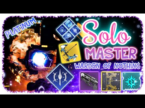 Solo 1340 Ordeal Master Nightfall Warlock - Warden Of Nothing - Destiny 2 - With Leviathan's Breath