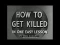 WWII ARMY GROUND FORCES TRAINING FILM HOW TO GET KILLED IN ONE EASY LESSON 1943 85834