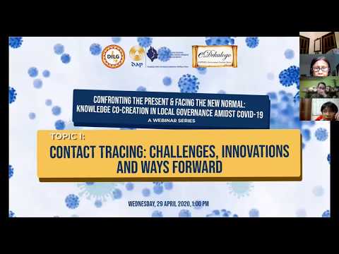 Topic 1 - Contact Tracing: Challenges, Innovations and Ways Forward | GSPDM Webinar Series 2020