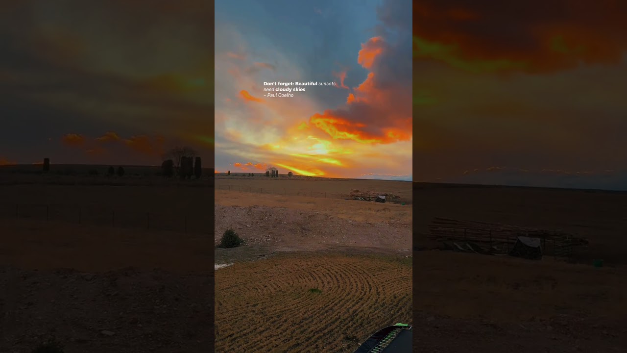 Idaho's Stunning Sunsets: A Day in the Life of Country Serenity.                   #sunsetlovers