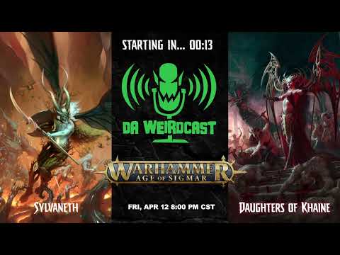 Age of Sigmar Live Battle Report (April 12th, 2024 WARCODA 2.0 Daughters of Khaine vs. Sylvaneth)
