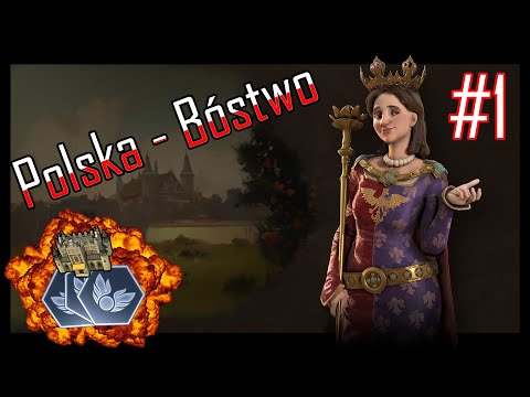 Skromne początki - Civilization 6 PL - Bóstwo - Jadwiga - Polska #1