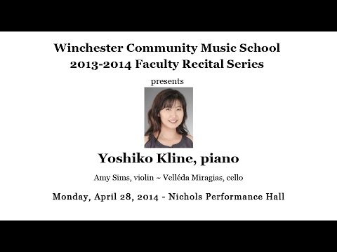 Yoshiko Kline Faculty Recital (04/28/14)
