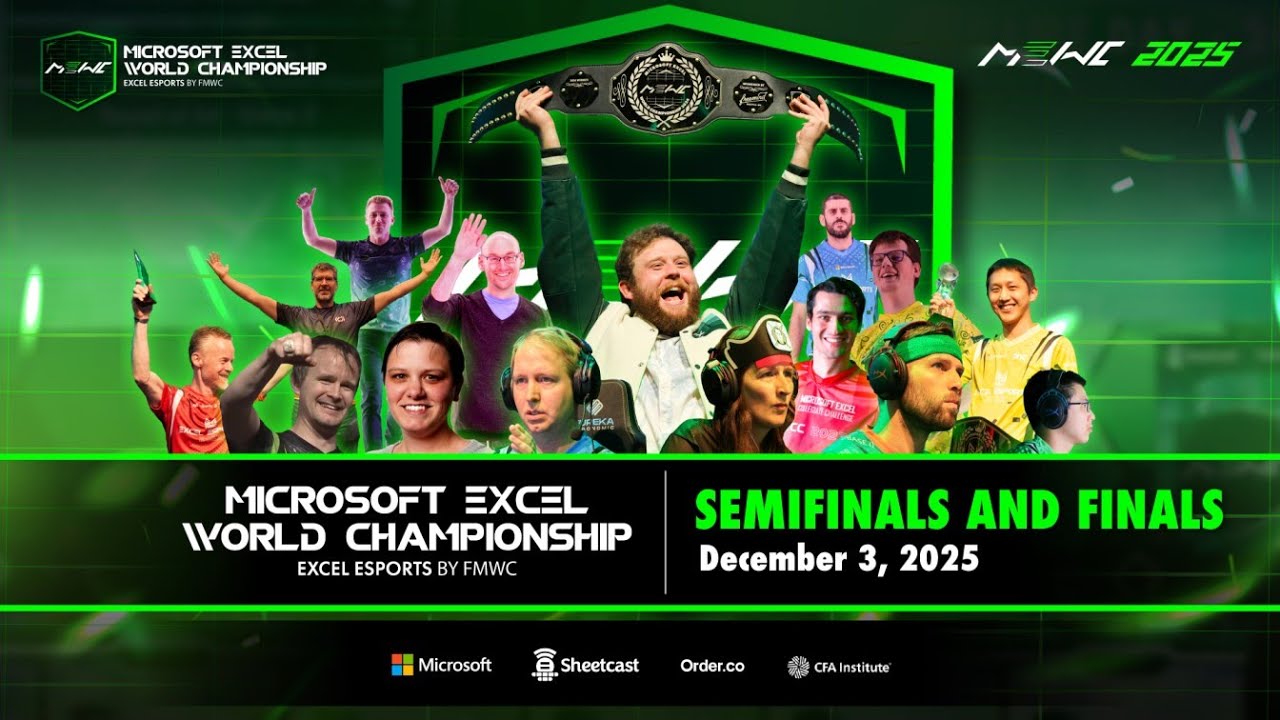 Microsoft Excel World Championship 2025 - Finals - YouTube