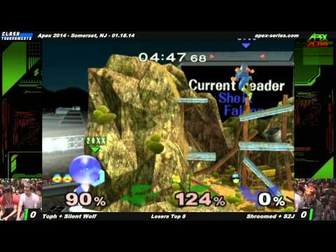 Apex 2014 - Toph + Silent Wolf vs S2J + Shroomed - Losers Eighths - SSBM