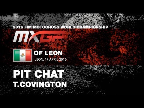 Pit Chat with Thomas Covington MXGP of Leon 2016