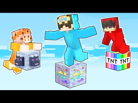 EXCLUSIVE: Nico TRAPPED on Custom ONE BLOCK in Minecraft!