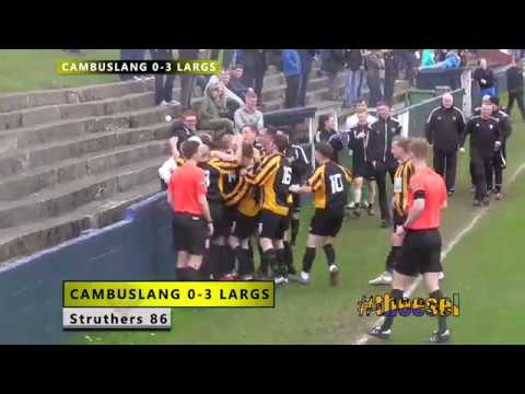 Cambuslang Rangers 0-3 Largs Thistle - West of Scotland First Division, 28th April 2018