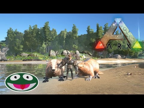 ARK: Survival Evolved - Taming Giant Beavers (New Update)