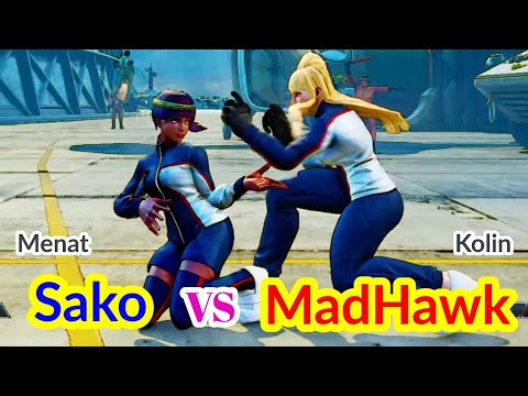 Street Fighter V: Sako (Menat) VS MadHawk (Kolin)