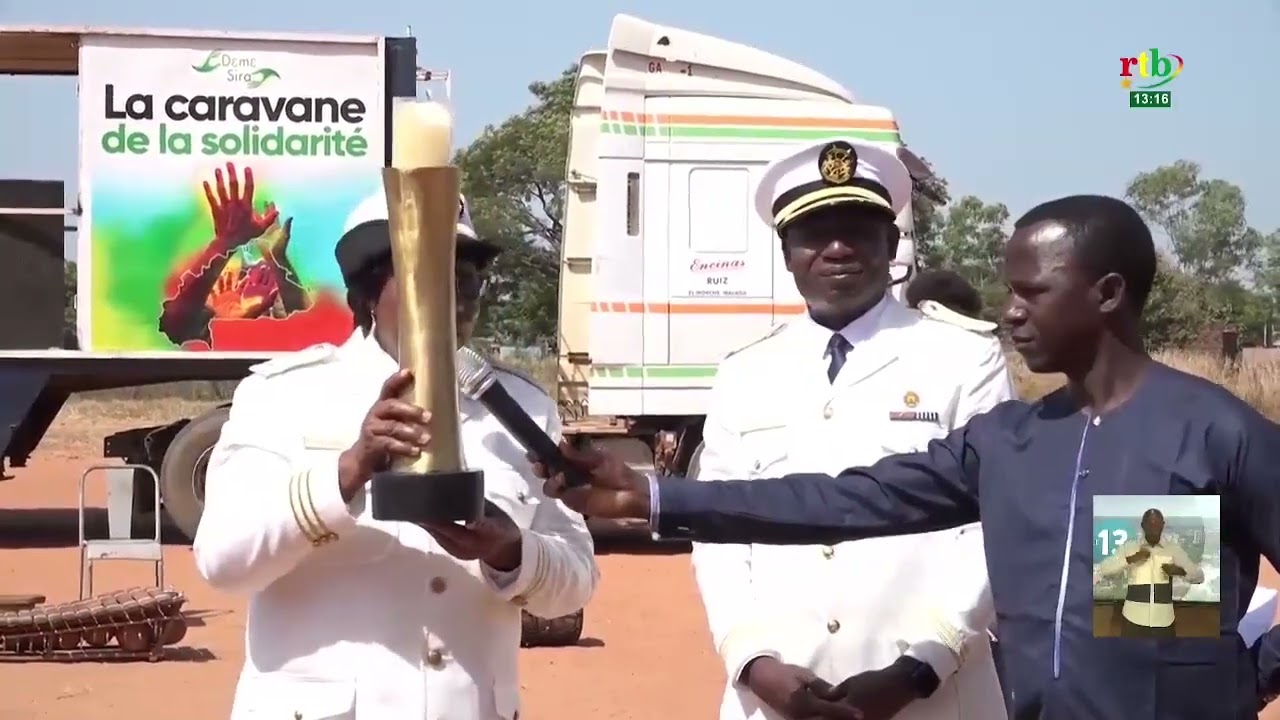 Mois de la solidarité : cérémonie de remise du flambeau de la solidarité dans le Guiriko