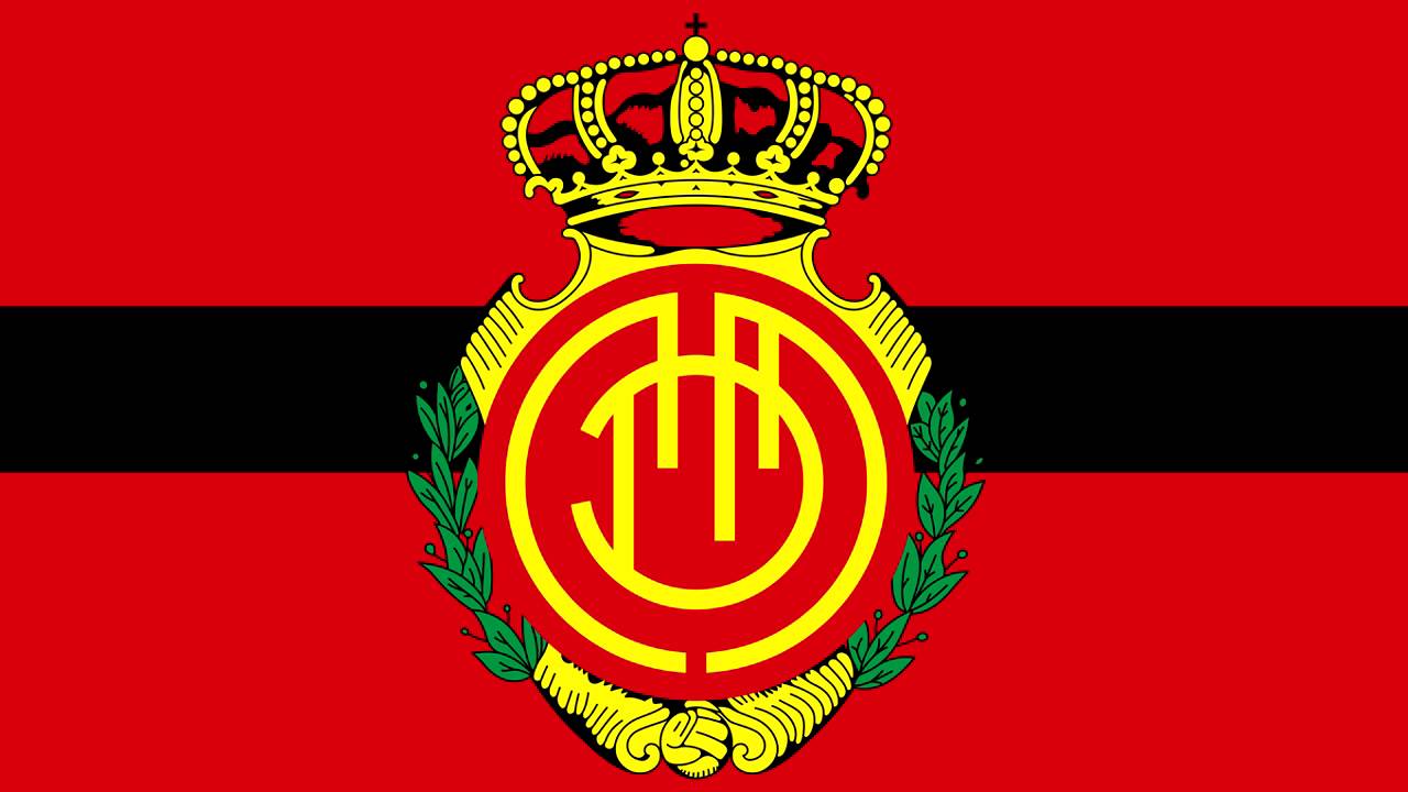 Bandera y Escudo del Real Club Deportivo Mallorca - Palma de Mallorca (Baleares)