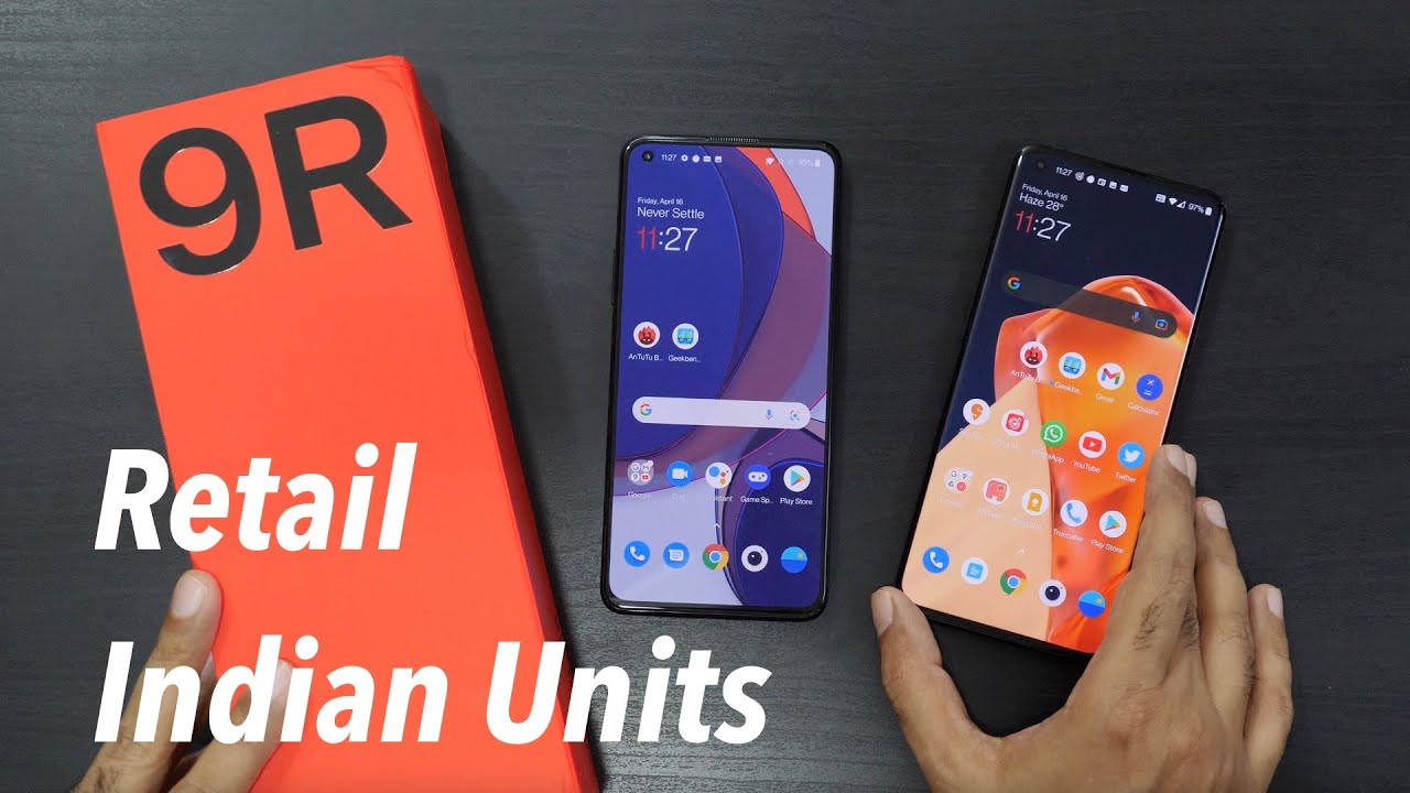 OnePlus 9R Unboxing & Overview Indian Retail Units