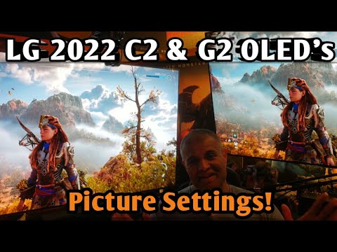 2022 LG C2 & G2 OLED's Picture Settings! Gaming And Video Settings!