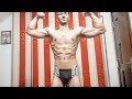 Young Bodybuilder FLEXES his Muscles After Workout