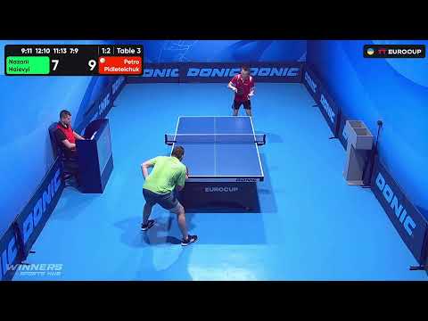 13:15 Nazarii Haievyi - Petro Pidleteichuk 12.09.2023 TT Euro.Cup Ukraine Master. TABLE 3