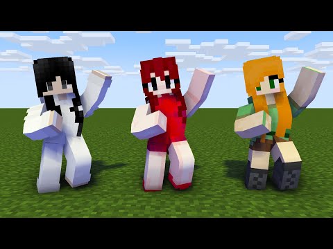 MONSTER SCHOOL | K/DA - POP/STARS FNF GIRLFRIEND, SADAKO, ALEX | MINECRAFT ANIMATION