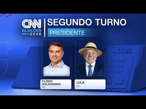 Flávio Bolsonaro e Lula vão ao 2º turno nas eleições a Presidente da República | CNN ELEIÇÕES