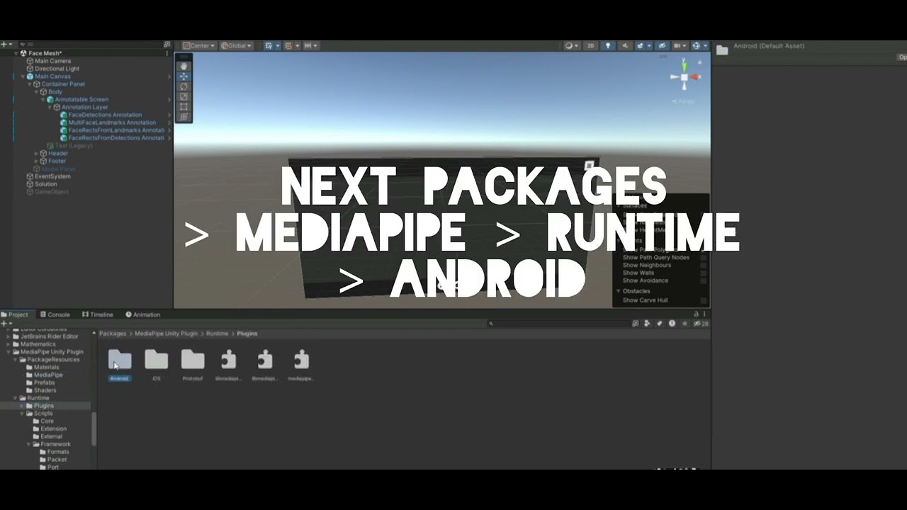 Made-With-Unity Mediapipe Plugin Unity Install and Build APK for Android Tutorial  with source code