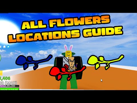 Race v2 "All Flowers Locations" - Blox Fruits [Beginner's Guide]