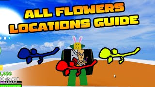 Race v2 "All Flowers Locations" - Blox Fruits [Beginner