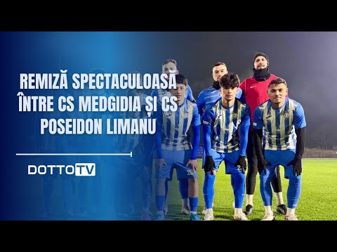 Remiză spectaculoasă între CS Medgidia și CS Poseidon Limanu