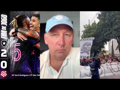 TEXTOR PROMETE APORTE E “ACIONISTAS NOVOS” | PROTESTO DA TORCIDA | BOTAFOGO 2x0 BANGU 