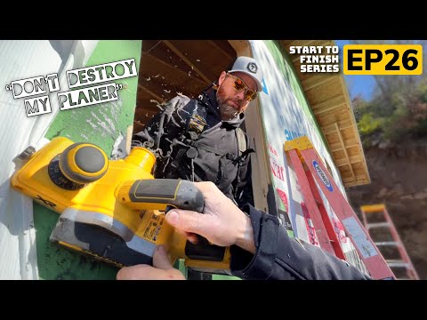 “Some” windows and siding | Building A Mountian Cabin EP26