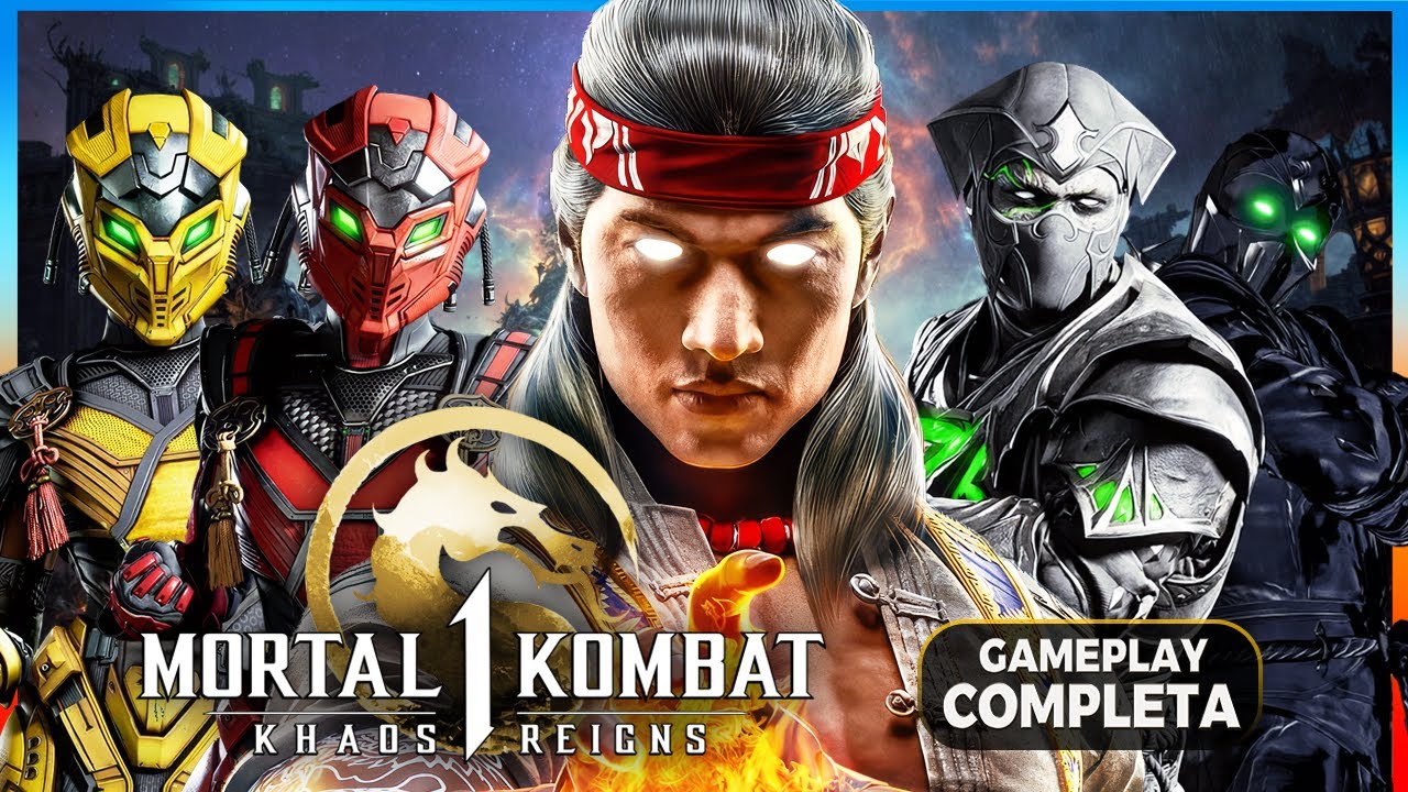 [CompletoZ #43] : Mortal Kombat 1 - Khaos Reigns [DLC] (2024) Gameplay Completo (Ps5/Xbox/Switch/PC)
