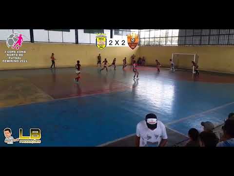 3°COPA ZONA NORTE FUTSAL FEMININO 2021.GESA 3 X 2 ROMA COROADO. QUARTAS DE FINAL
