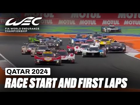 WEC 2024 WEC 第1戦 カタール1812km 決勝レースハイライト動画(レーススタート)